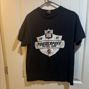 NFL Black Powderpuff Football Game T-Shirt